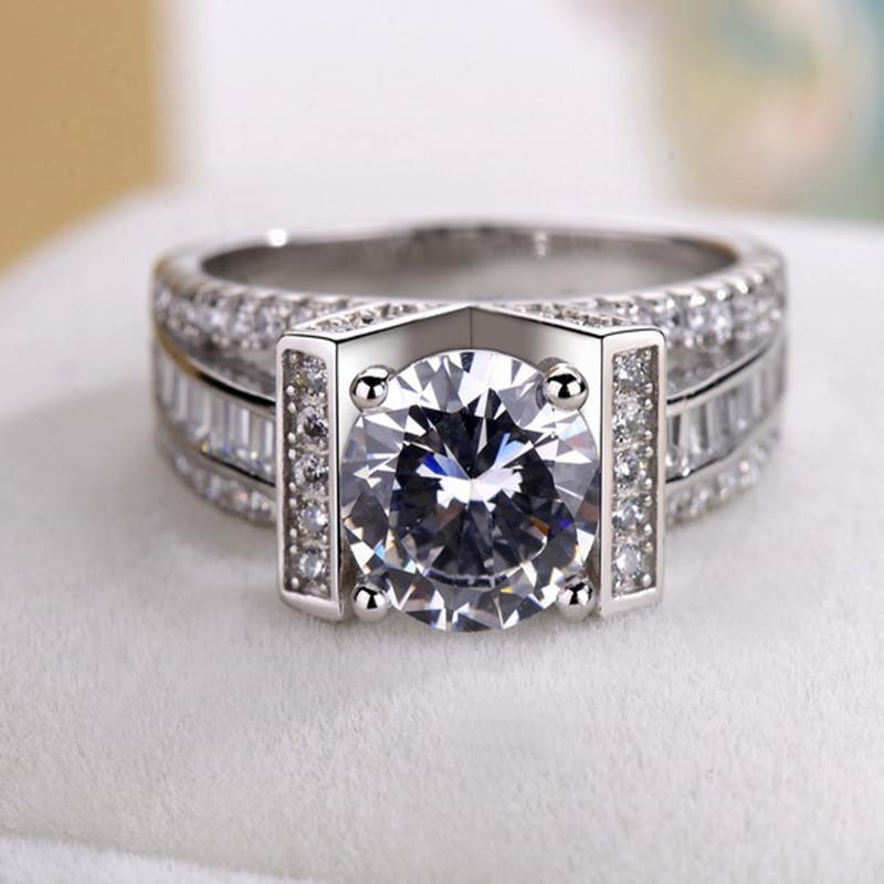 Women Accessories List - Anel de casamento moda jóias romântico