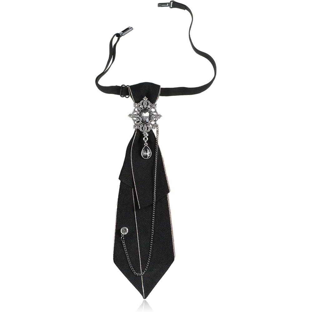 Women'S Vintage Accessories - Laços de Strass: Acessório Vintage Pre-Amarrado