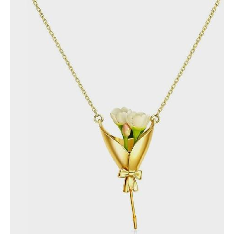 Women Accessories Bouquet - Colar Porta-Flores 2026 DIY: Pingente de
