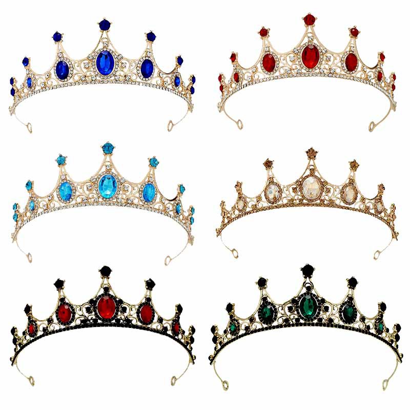 Women'S Vintage Accessories - Europeu e americano retro coroa headwear