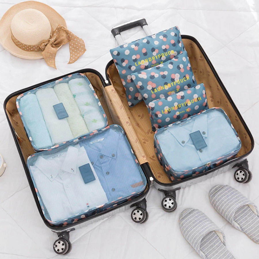 Women Accessories List - 6 pçs organizador de viagem sacos