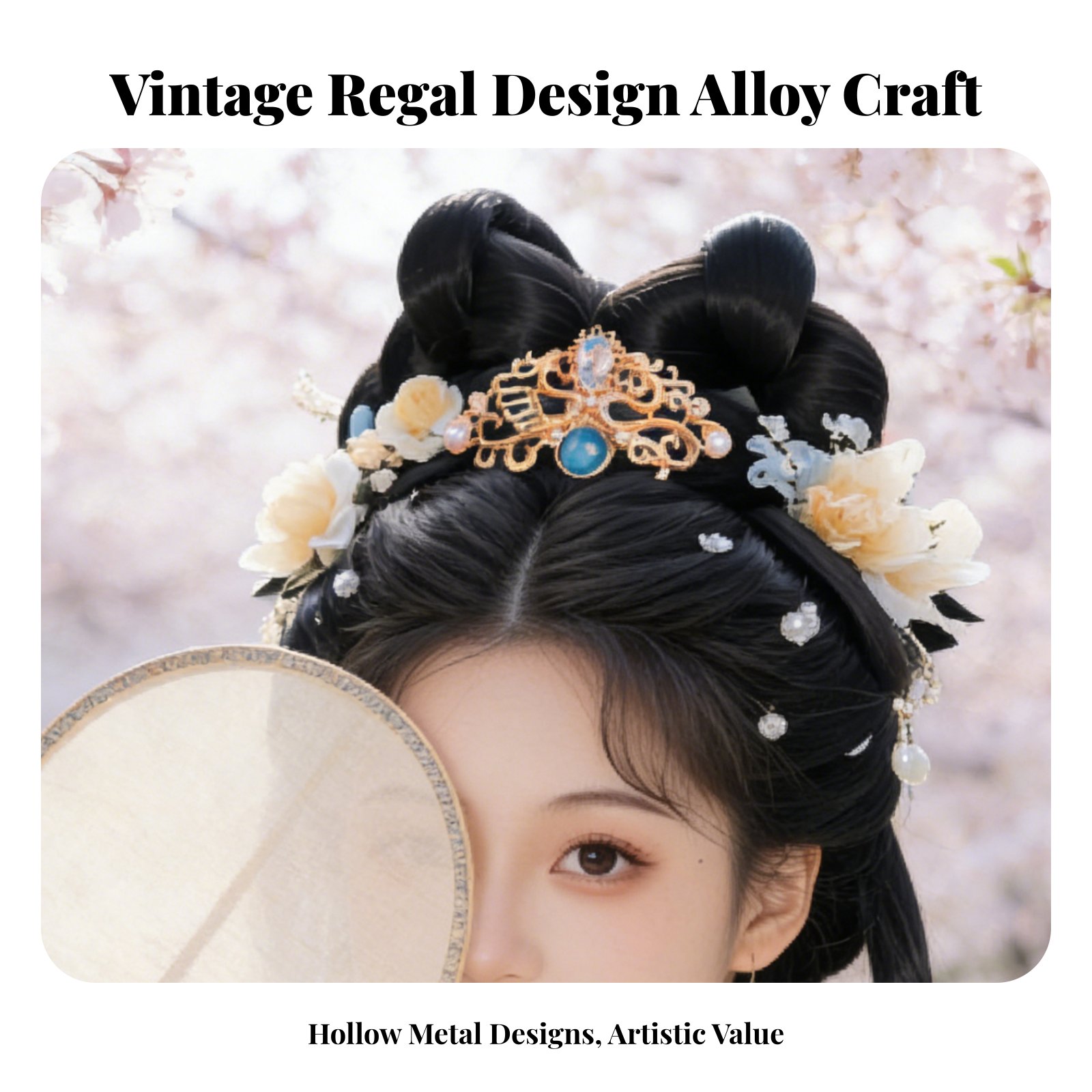 Women'S Vintage Accessories - Acessório de Cabelo Tradicional Chinês: Coroa
