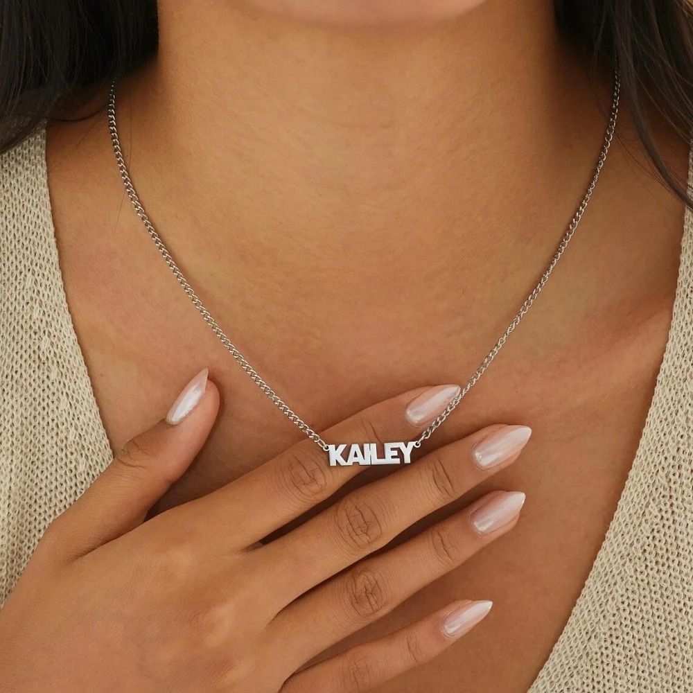 Women Accessories Gift Box - Colar Personalizado com Nome e Corrente