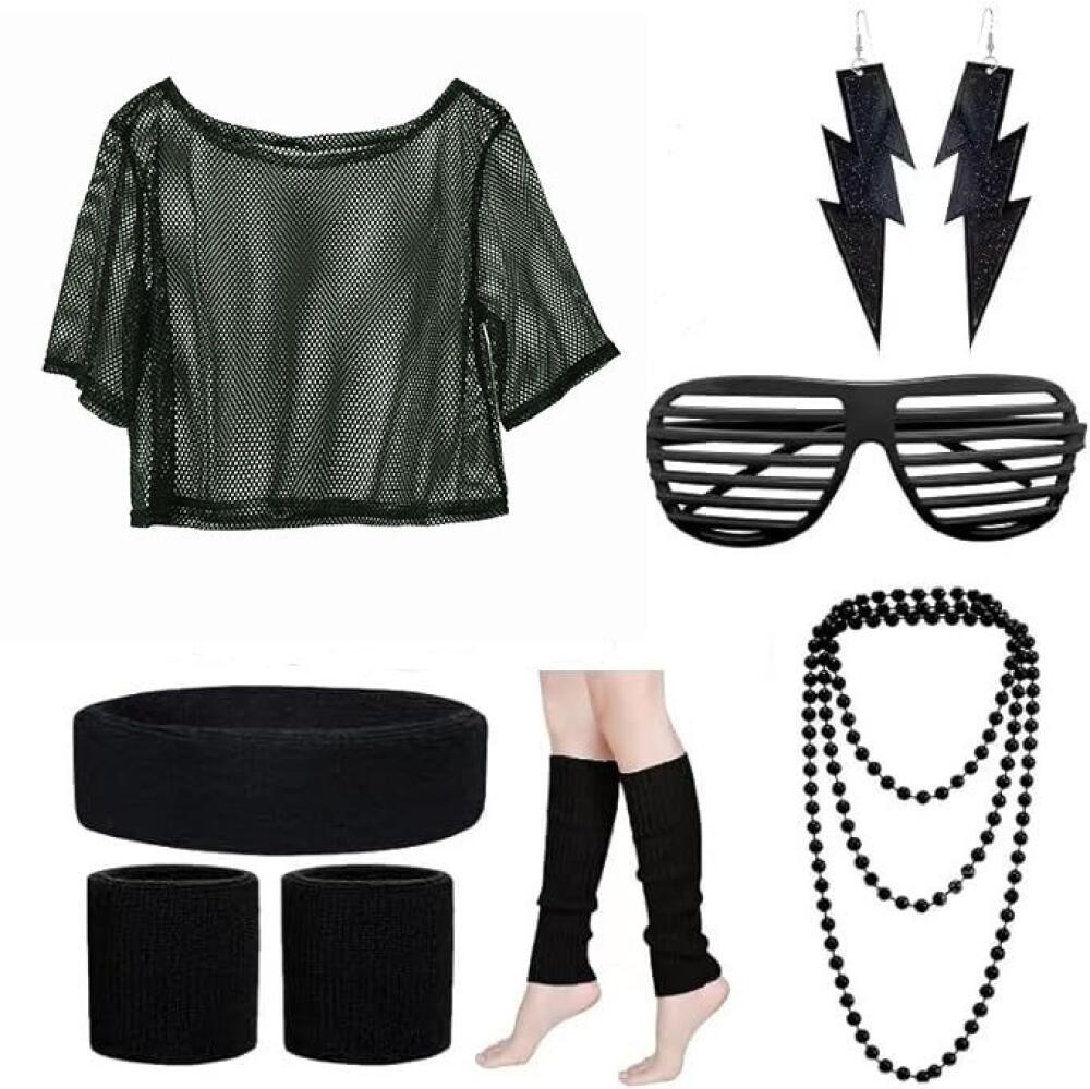 Conjunto de Fantasia para Fest - Women'S Accessories In The 80S avaliação e preço