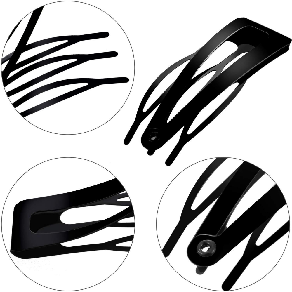 10 pçs/lote metal snap grampos - Women Accessories List avaliação e preço