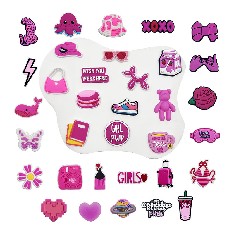 Vendas quentes 34 pçs rosa sap - Women'S Accessories Crocs avaliação e preço