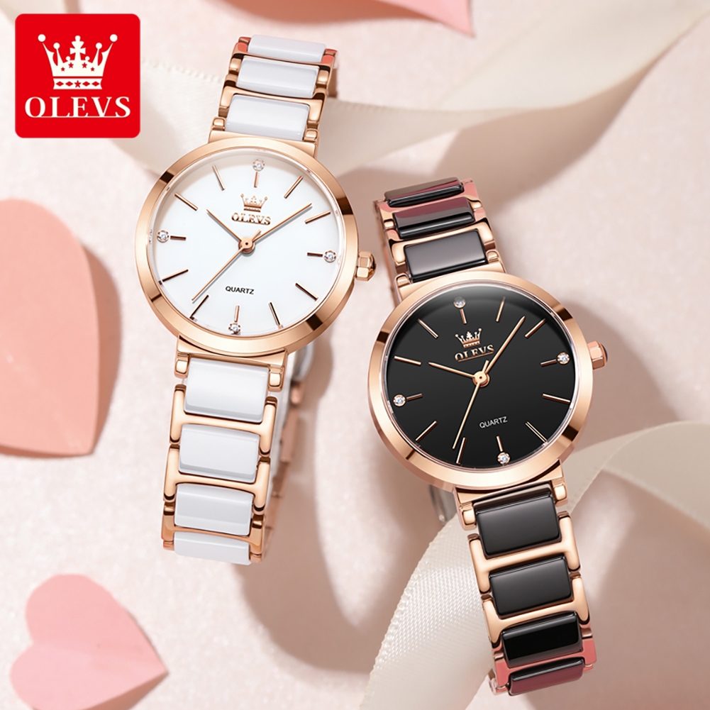 Olevs relógio feminino 5877 lu - Women Accessories Gift Box avaliação e preço