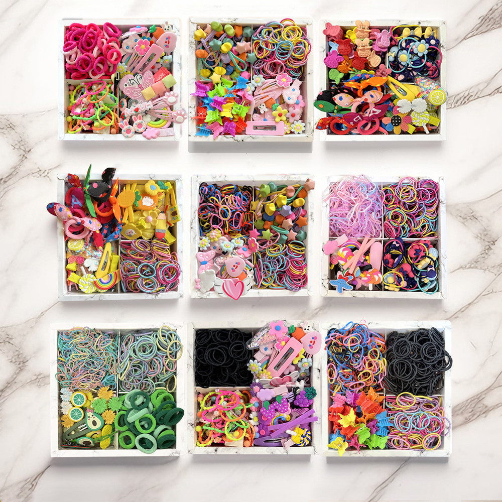 Acessórios bonitos do cabelo a - Women Accessories Gift Box avaliação e preço