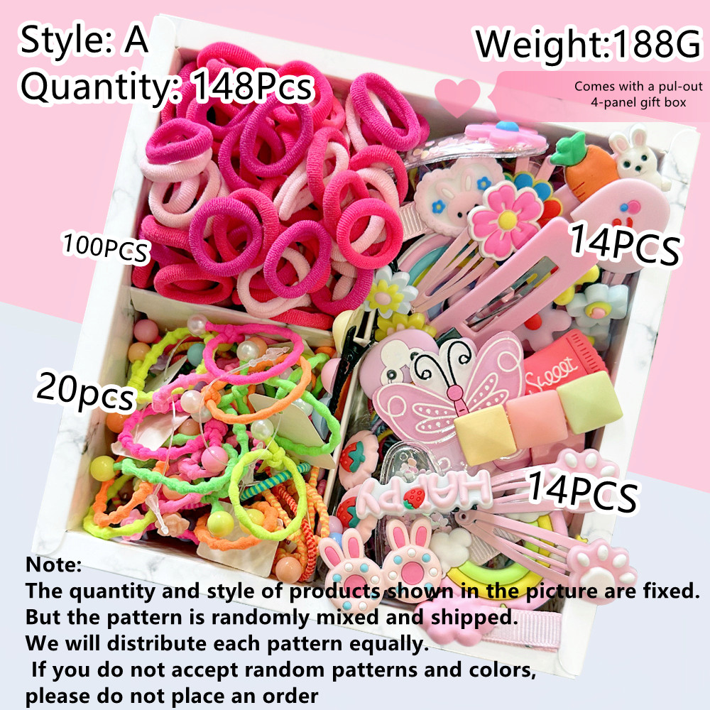 Acessórios bonitos do cabelo a - Women Accessories Gift Box avaliação e preço