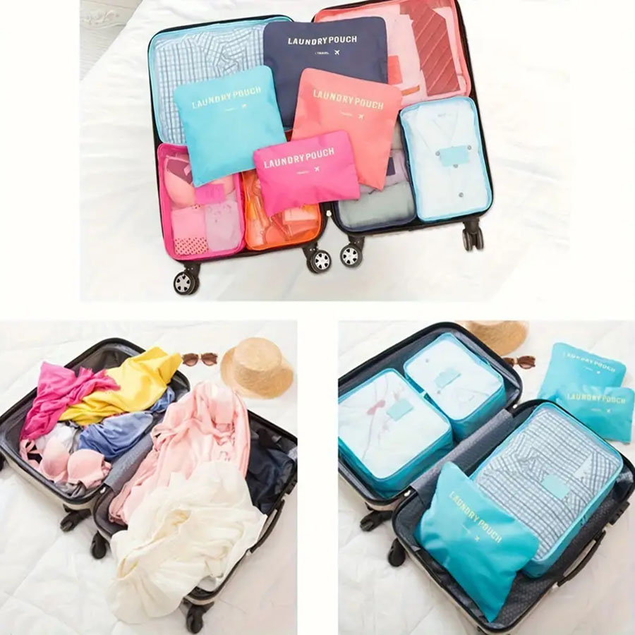 6 pçs organizador de viagem sa - Women Accessories List avaliação e preço
