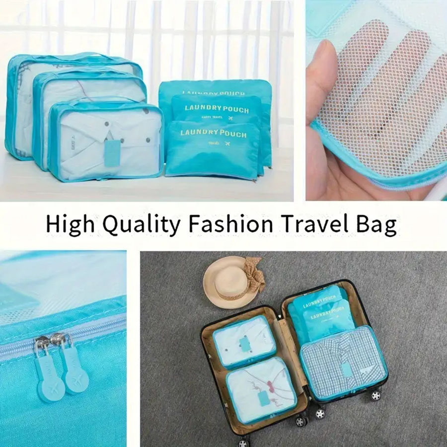 6 pçs organizador de viagem sa - Women Accessories List avaliação e preço