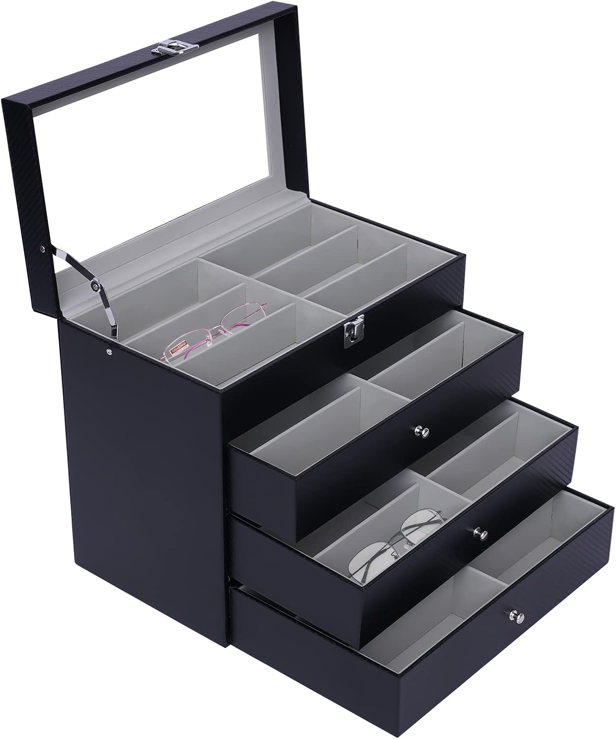 Caixa organizadora de óculos d - Women Accessories List avaliação e preço