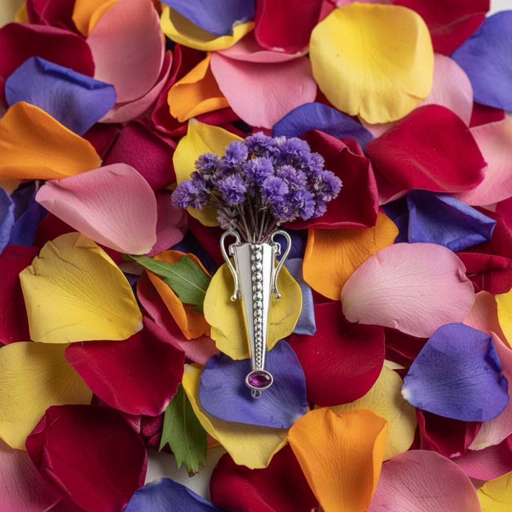 Novo Broche de Metal em Liga p - Women Accessories Bouquet avaliação e preço
