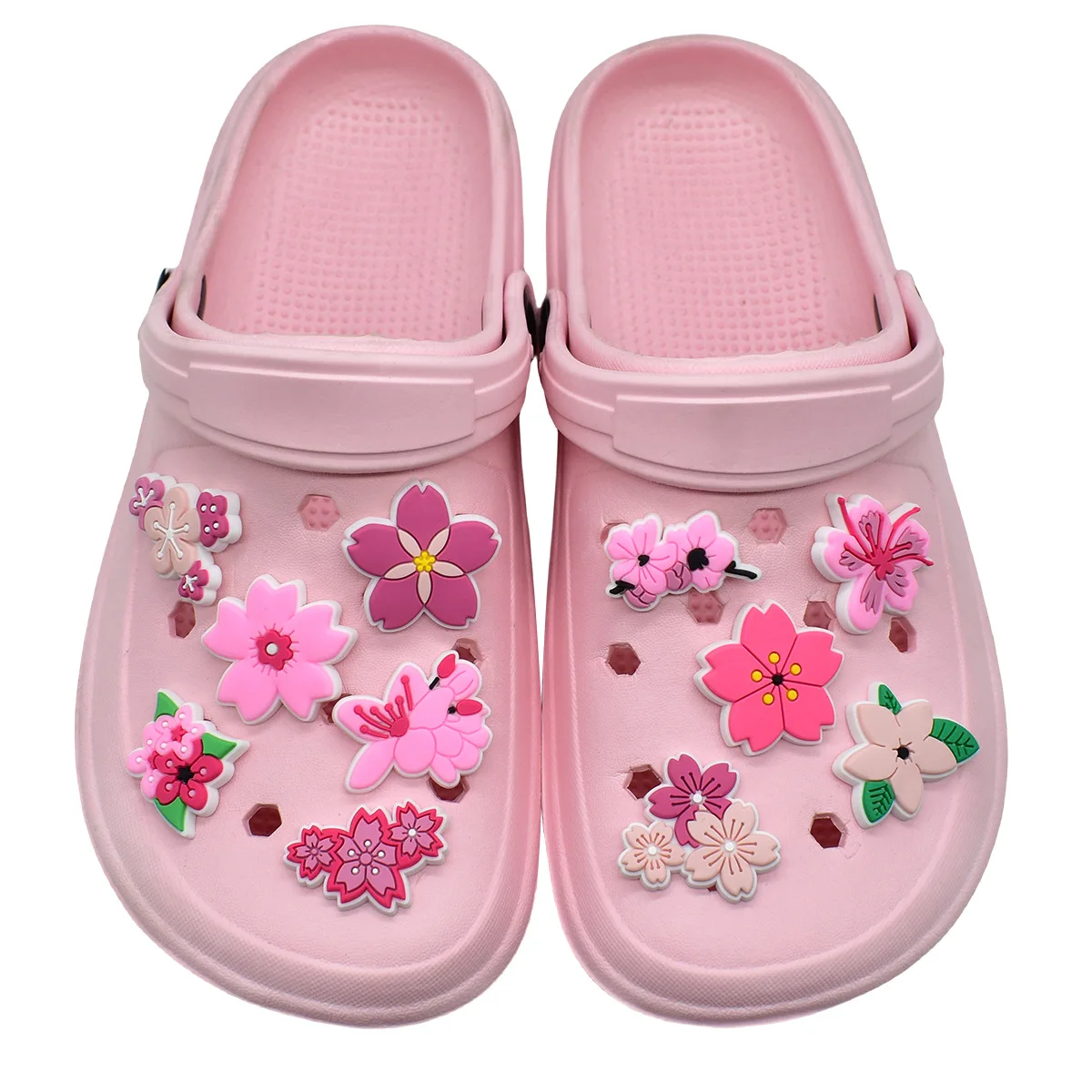 Bonito rosa flor sapato encant - Women'S Accessories Crocs avaliação e preço