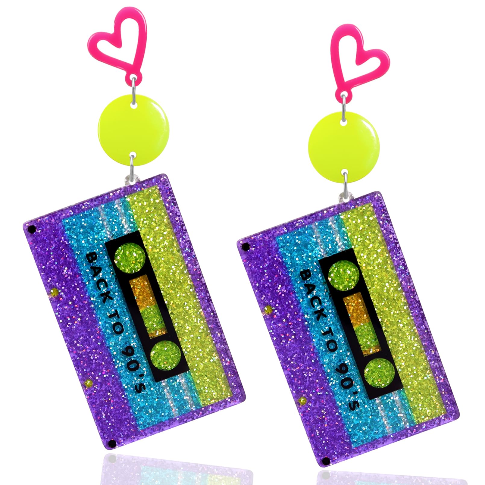 Brinco de Acrílico Redondo com - Women'S Accessories In The 80S avaliação e preço