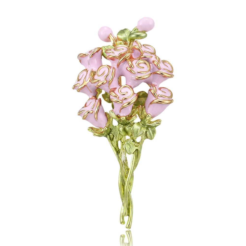 Broches de buquê de rosas em e - Women Accessories Bouquet avaliação e preço