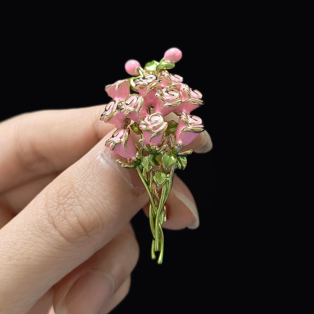 Broches de buquê de rosas em e - Women Accessories Bouquet avaliação e preço