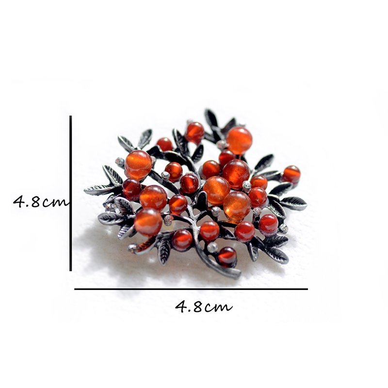 Nova pedra natural planta folh - Women Accessories Bouquet avaliação e preço