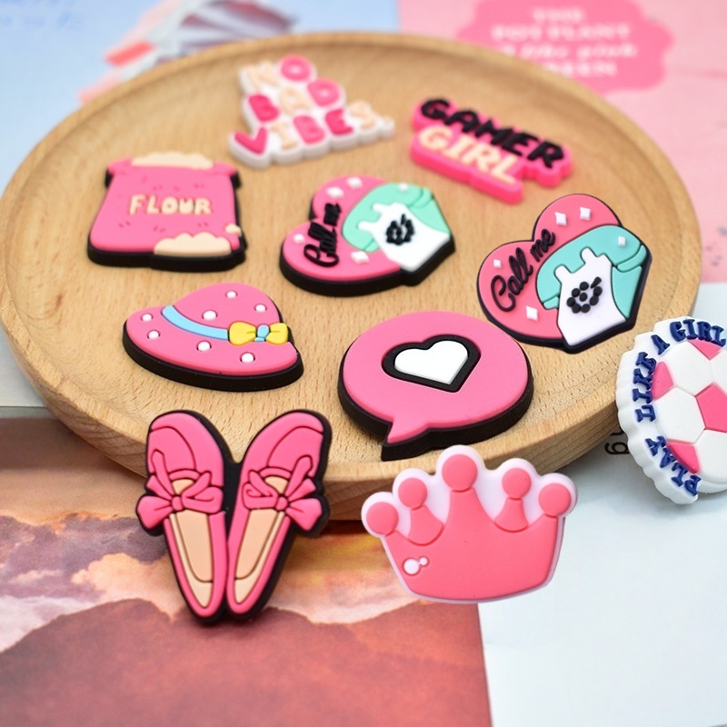 16 Peças de Charms Rosa para S - Women'S Accessories Crocs avaliação e preço
