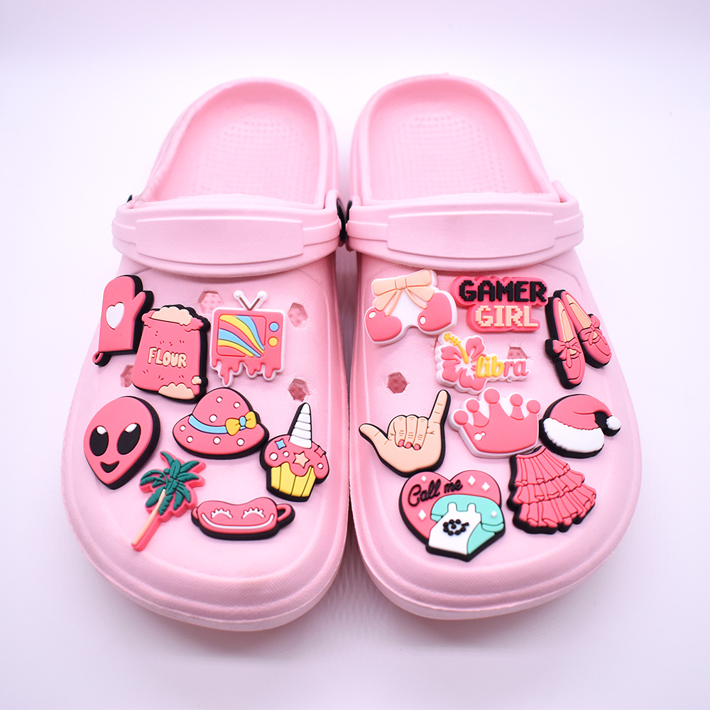 16 Peças de Charms Rosa para S - Women'S Accessories Crocs avaliação e preço