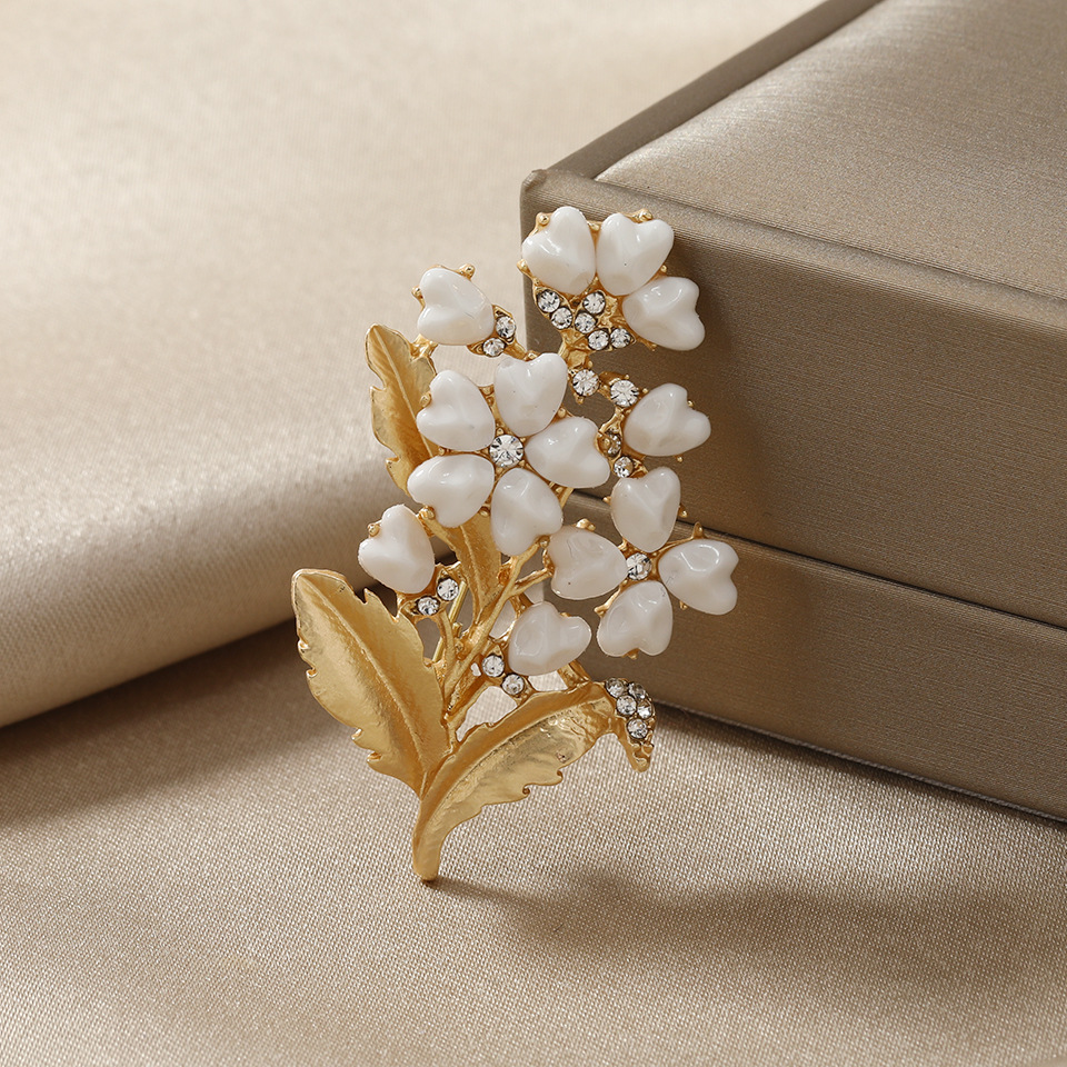 Broches de flores de pérola de - Women Accessories Bouquet avaliação e preço